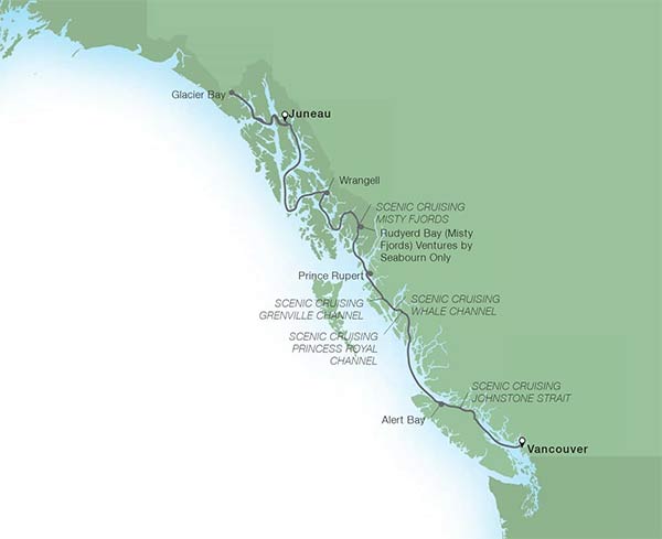 7 Day Glacie Bay & Canadian Inside Passage